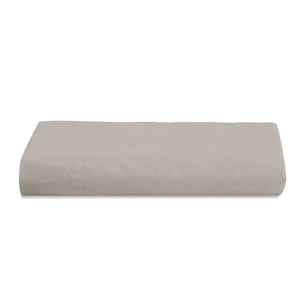 Lorimer Washed Percale Flat Sheet Dolphin Grey