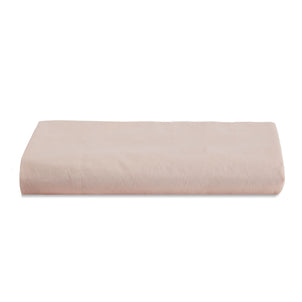Lorimer Washed Percale Flat Sheet Dusty Rose