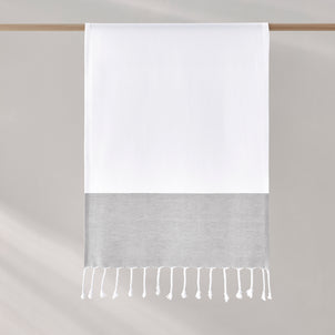 Peshtemal Turkish Hand Towels Grey (Peshtemal)