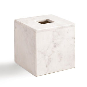 Pietra Bath Accessories White|Tissue Holder