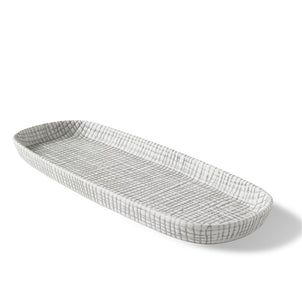 Raffia Bath Accessories Grey|Tray