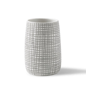 Raffia Bath Accessories Grey|Tumbler