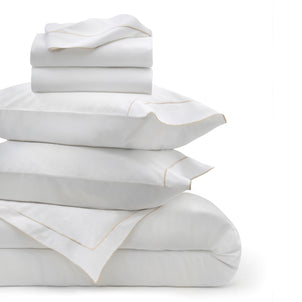 Salerno Percale Bedding Bundle Champagne|Queen