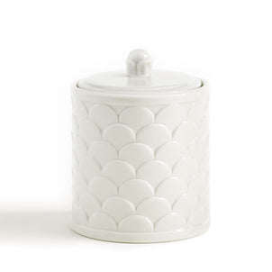 Scala Bath Accessories White|Cotton Jar