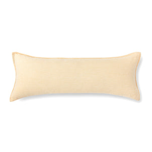 Seersucker Stripe Throw Pillows Yellow (Seersucker)|14 x 36