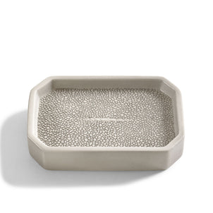 Shagreen Bath Accessories Grey|Soap Dish