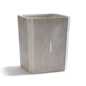 Shagreen Bath Accessories Grey|Waste Basket