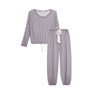 Eberjey Gisele Modal Slouchy Set Dusk / Ivory