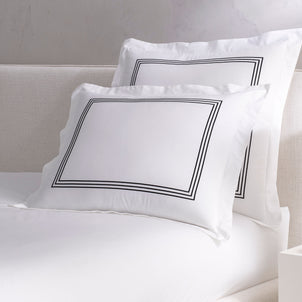 Strada Embroidered Percale Shams default