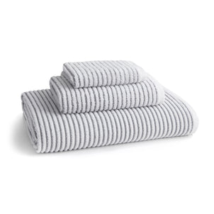 Sullivan Ribbed Towels Grey (Sullivan)