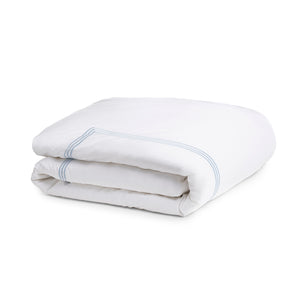 Strada Embroidered Percale Duvet Blue (Strada)