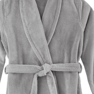 Turkish Cotton Robe Light Grey (Turkish Cotton)|customizer
