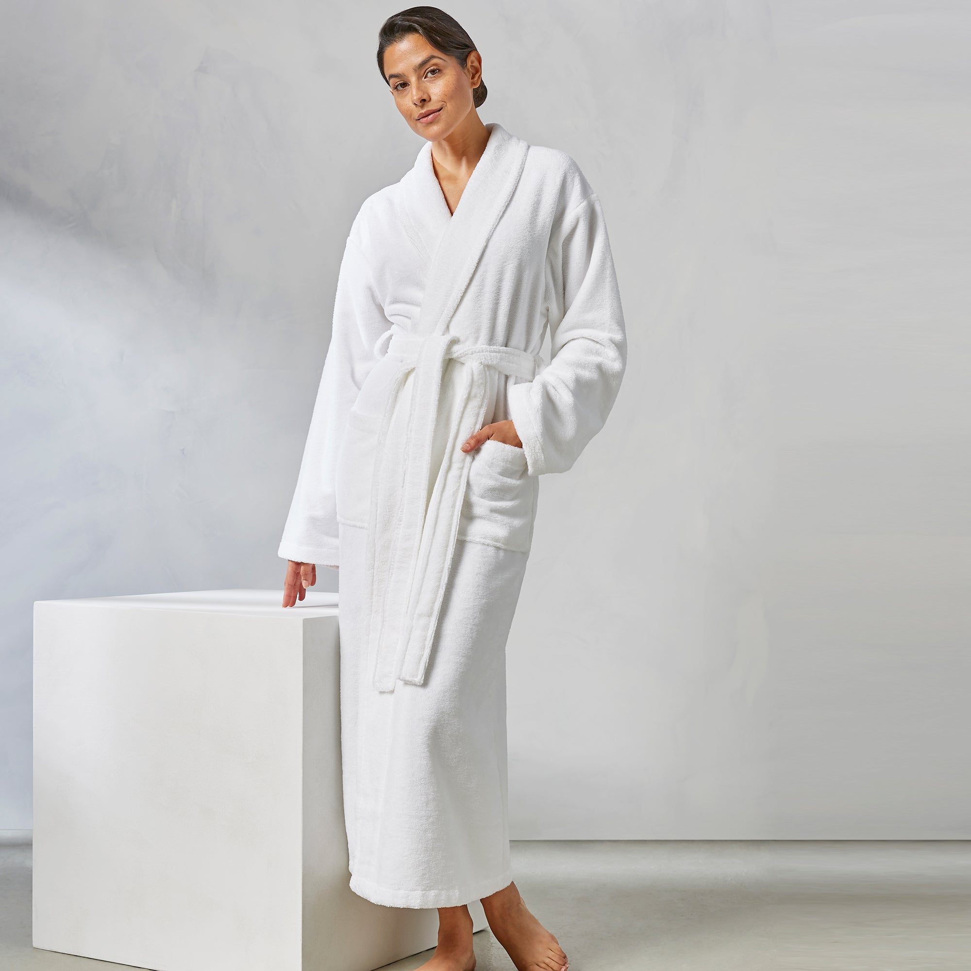 Turkish Velour Robe | Kassatex