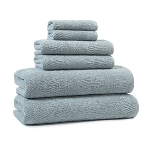 Veneto Textured Towels Raindrop
