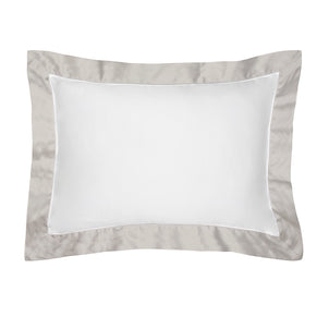Vicenza Sateen Italian Shams Ash|1 Boudoir Sham