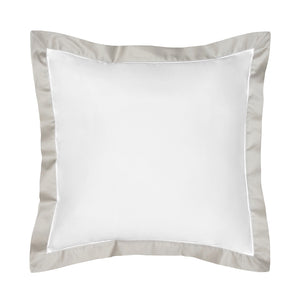 Vicenza Sateen Italian Shams Ash|1 Euro Sham