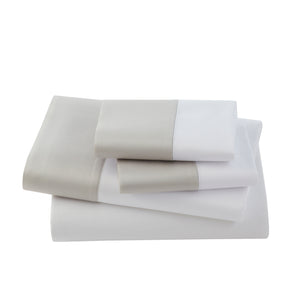Vicenza Sateen Italian Sheet Set Ash|Queen
