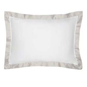 Vicenza Sateen Italian Shams Ash|1 King Sham